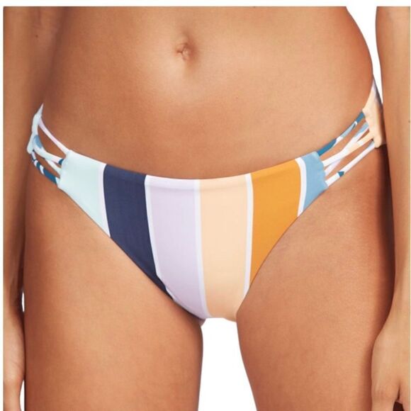 Roxy Women's PT Beach Classics FA Full Coverage Swim Bottoms XL - Picture 2 of 12